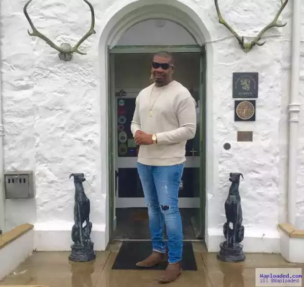 Photo: Don Jazzy Absolutely Nails The Trendy Ripped Jeans Look